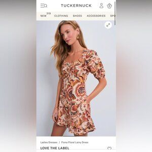 NWT Tuckernuck Love the Label Fiona Floral Lainey Dress
